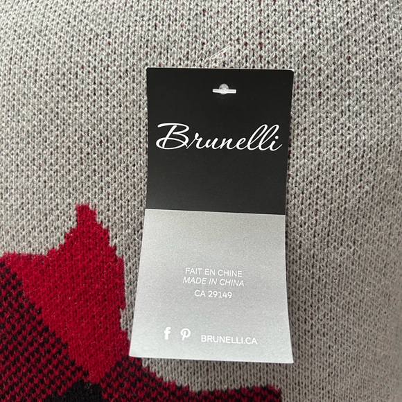 Plaid Reindeer Pillows, Set of 2 - Picture 3 of 4